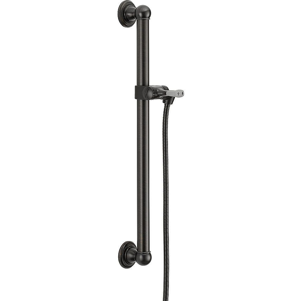 Adjustable Grab Bar Assembly in Venetian Bronze