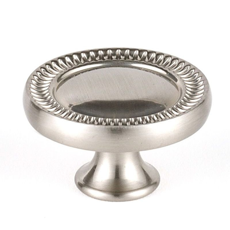 Alno Regal A240-38-SN Knob Transitional 1-1/2-in in Satin Nickel