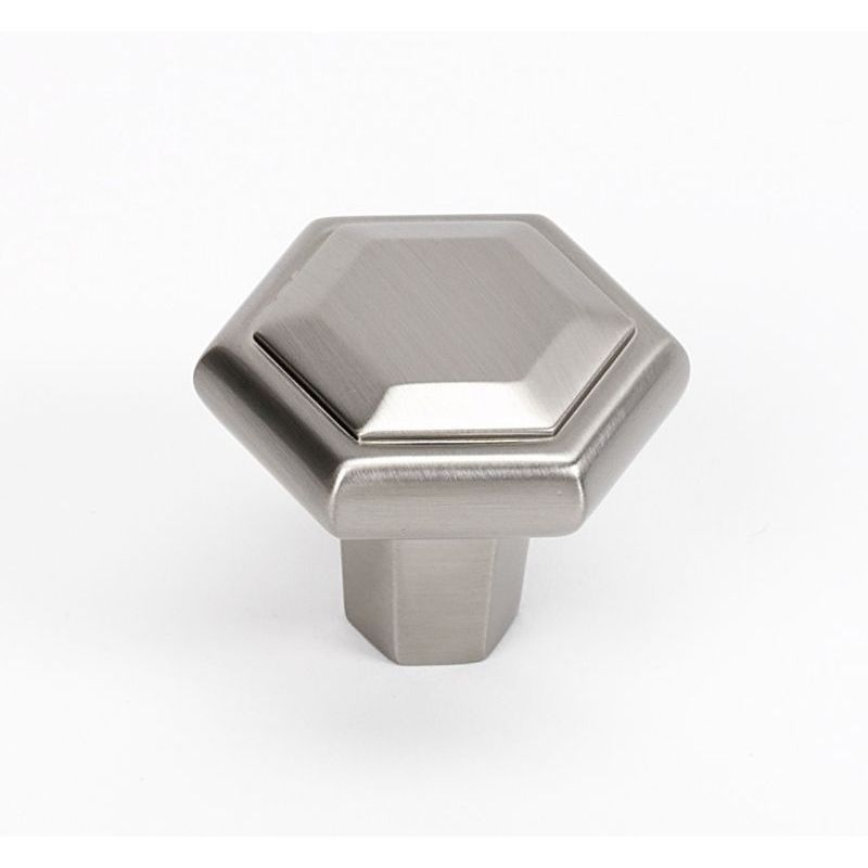 Knob Modern 1-1/2-in in Satin Nickel