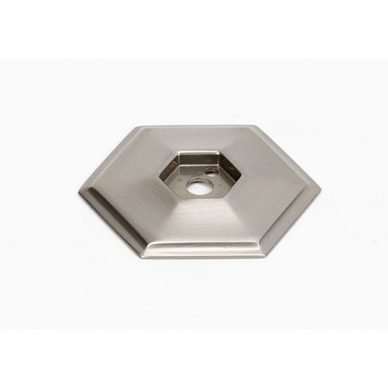 Backplate Modern 1-5/8-in in Satin Nickel