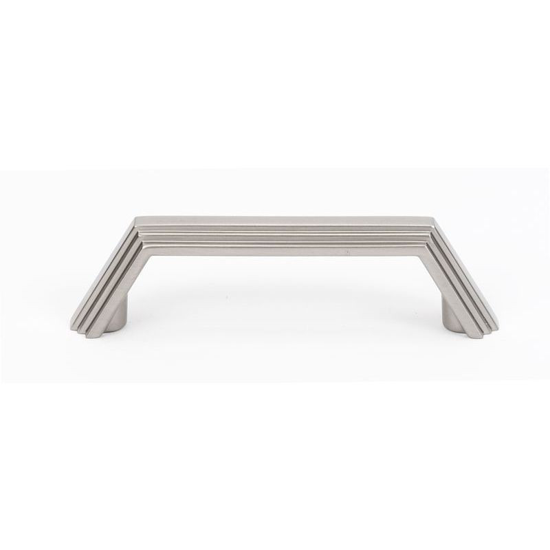 Alno Nicole A427-3-SN Modern Pull in Satin Nickel