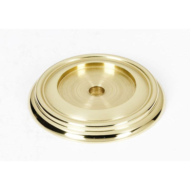 Backplate Transitional 1-1/2-in in Polished Brass