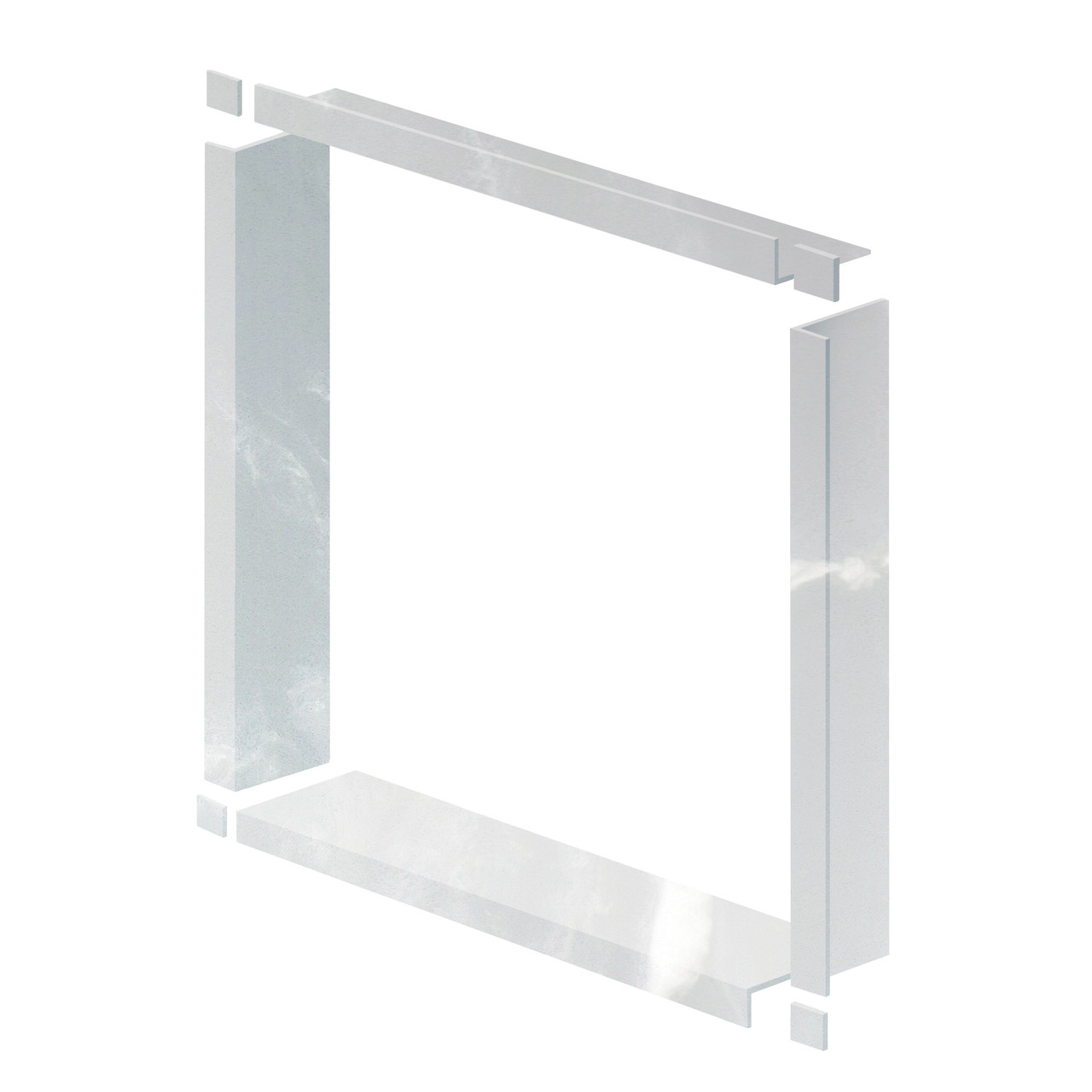 WTBK547-50 Saramar 54-in x 54-in x 7.5-in Window Trim, Lunar