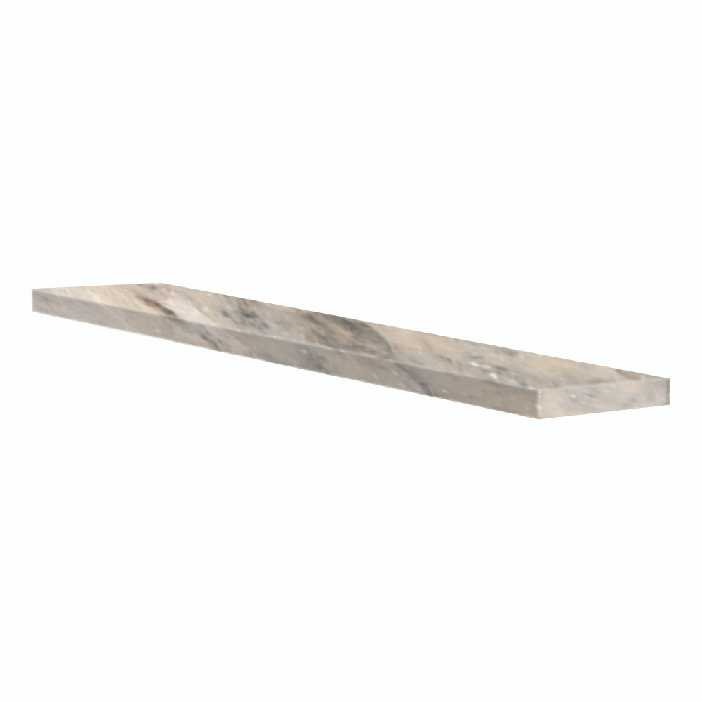 WC648-48 Saramar .5-in x 6-in x 48-in Surface Wall Cap, Biscotti Marble