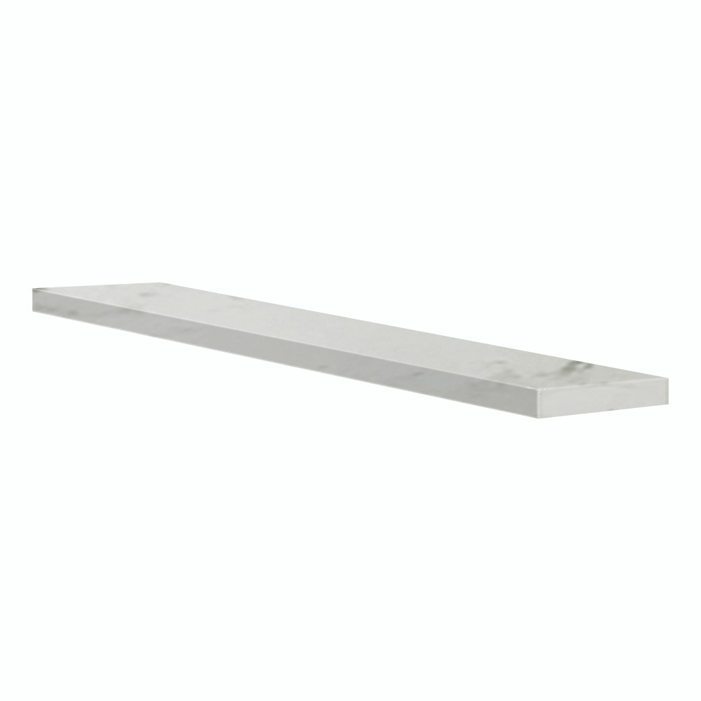 WC648-47 Saramar .5-in x 6-in x 48-in Surface Wall Cap, White Venito