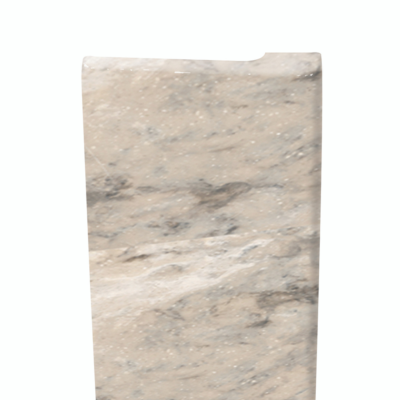 Transolid TRIM962-49 Saramar .5-in x 1.87-in x 96-in Surface Edge Trim, Sand Creme