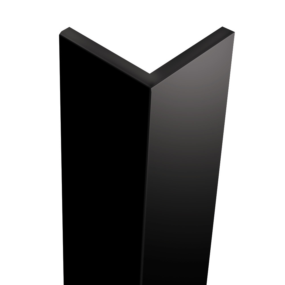 OCT962-09 1.87-in x 1.87-in x 96-in Outside Corner Trim, Black