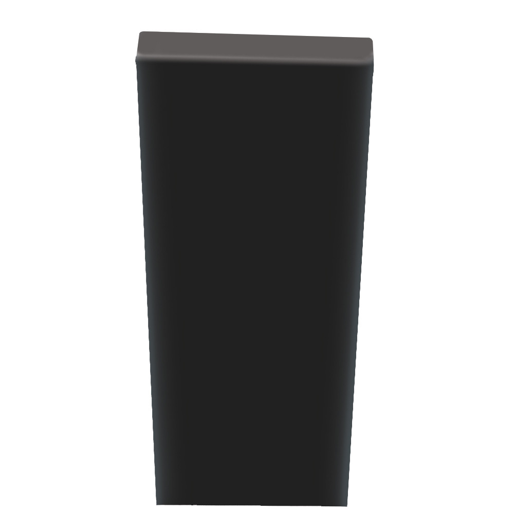 BATN721-09 .25-in x 2-in x 72-in Batten Molding, Black