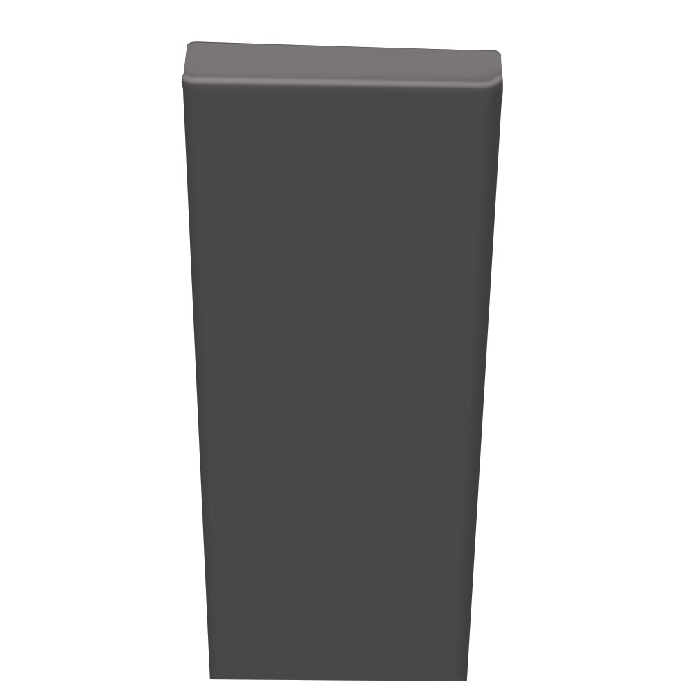BATN601-40 Prodigy .25-in x 2-in x 60-in Batten Molding, Dark Grey