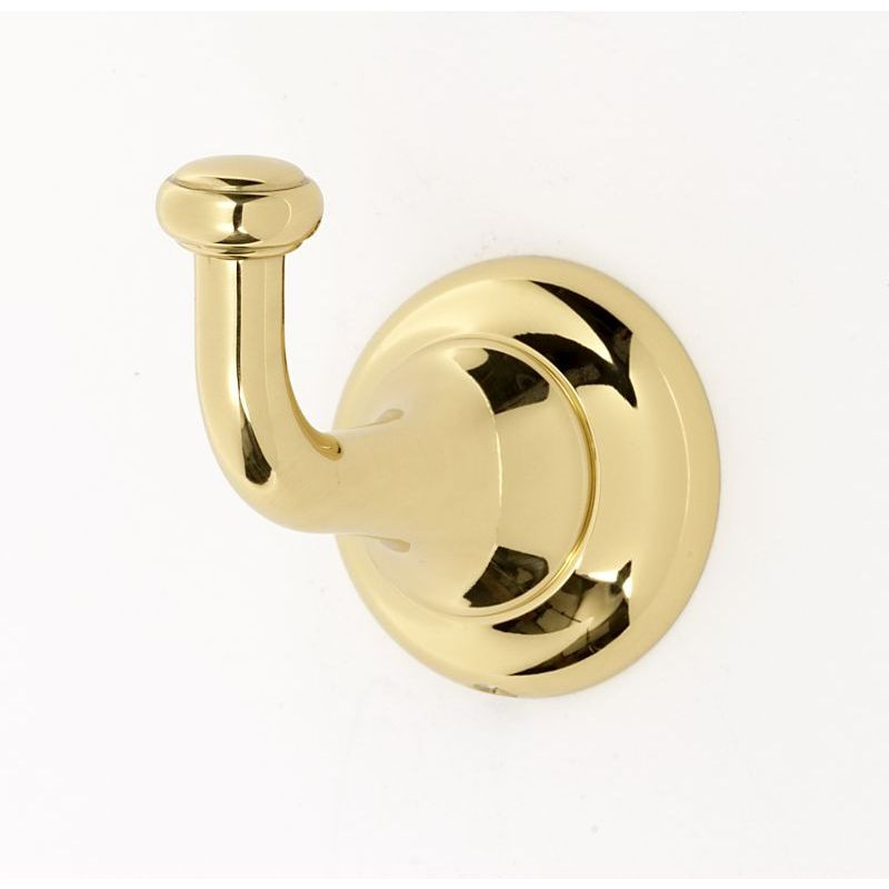 Alno Royale A6680-PB Robe Hook Transitional in Polished Brass