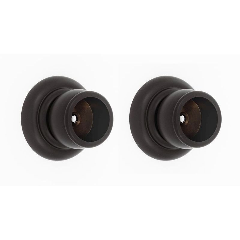 Shower Rod Brackets Transitional 2-in in Bronze