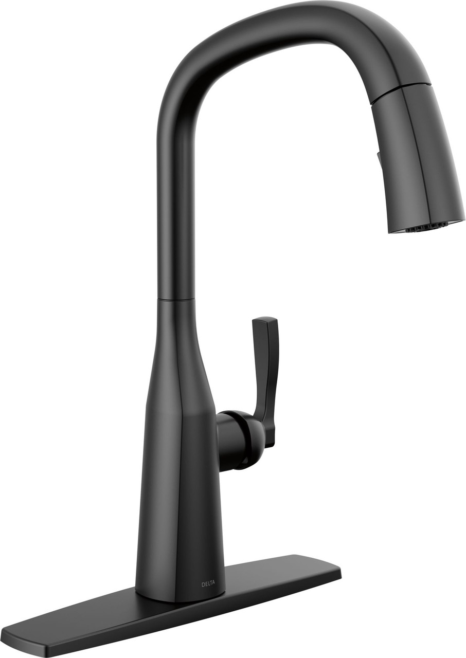 RP100190BL Everly Escutcheon, Matte Black