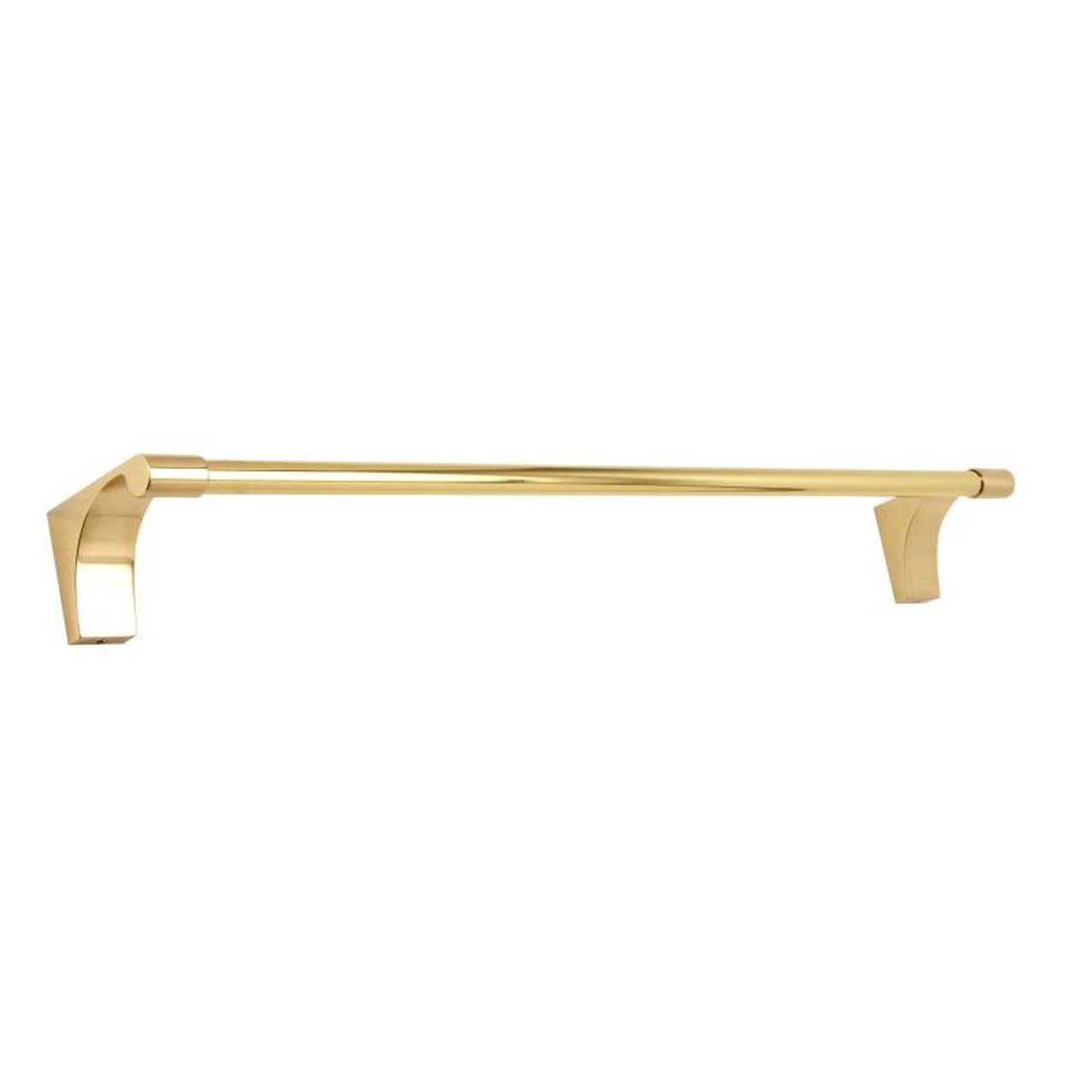 Alno Luna A6820-18-PB Towel Bar Transitional in Polished Brass
