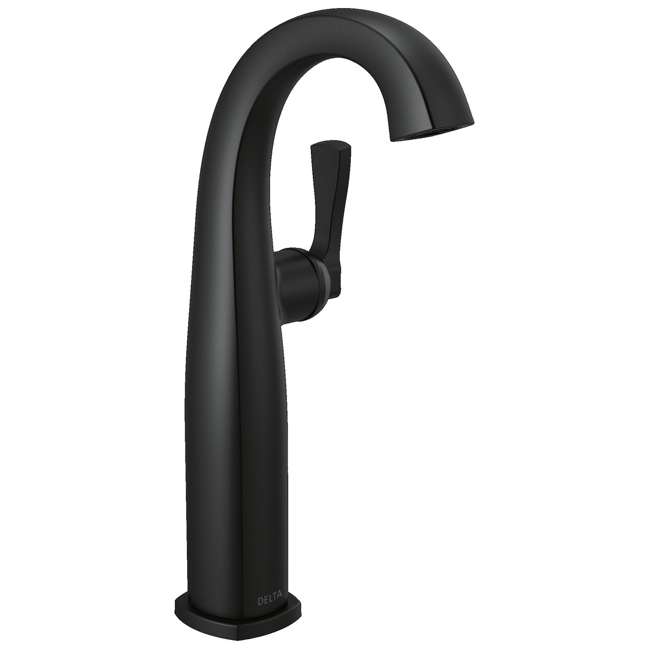 777-BL-DST Stryke 6.44-in x 4.38-in x 11.75-in Single Handle Vessel Bathroom Faucet, Matte Black