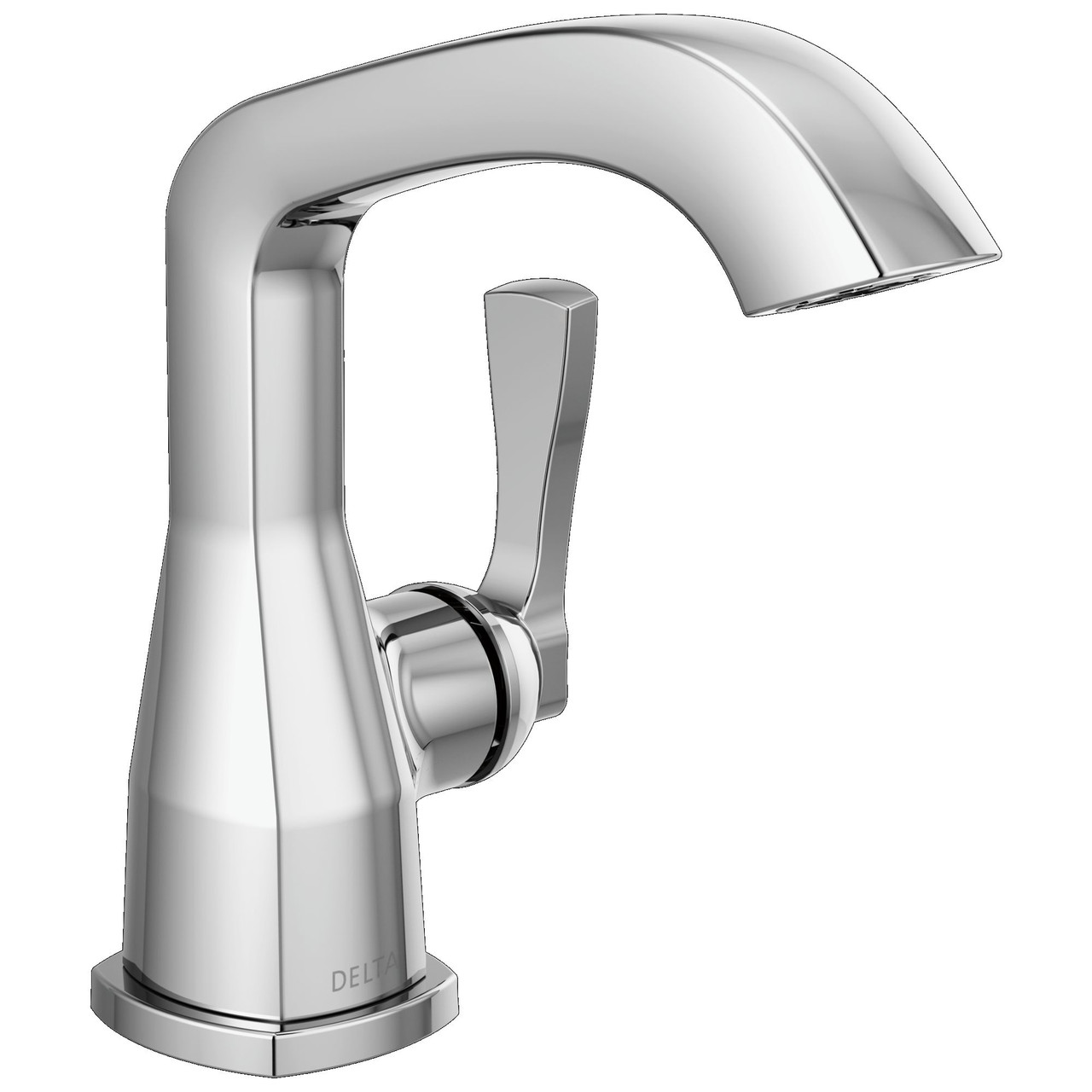 Delta 576-PR-LPU-DST Stryke 6.56-in x 6.00-in x 6.88-in Single Handle Bathroom Faucet, Lumicoat Chrome