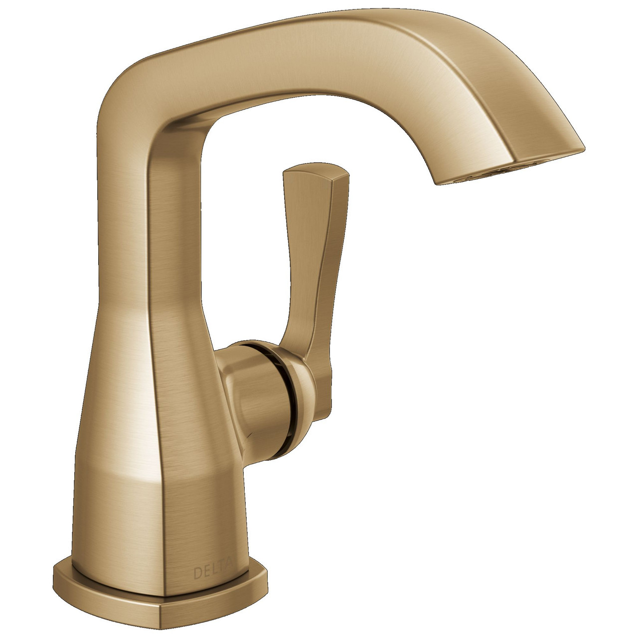 Delta 576-CZ-PR-MPU-DST Stryke 6.56-in x 6.00-in x 6.88-in Single Handle Bathroom Faucet, Lumicoat Champagne Bronze