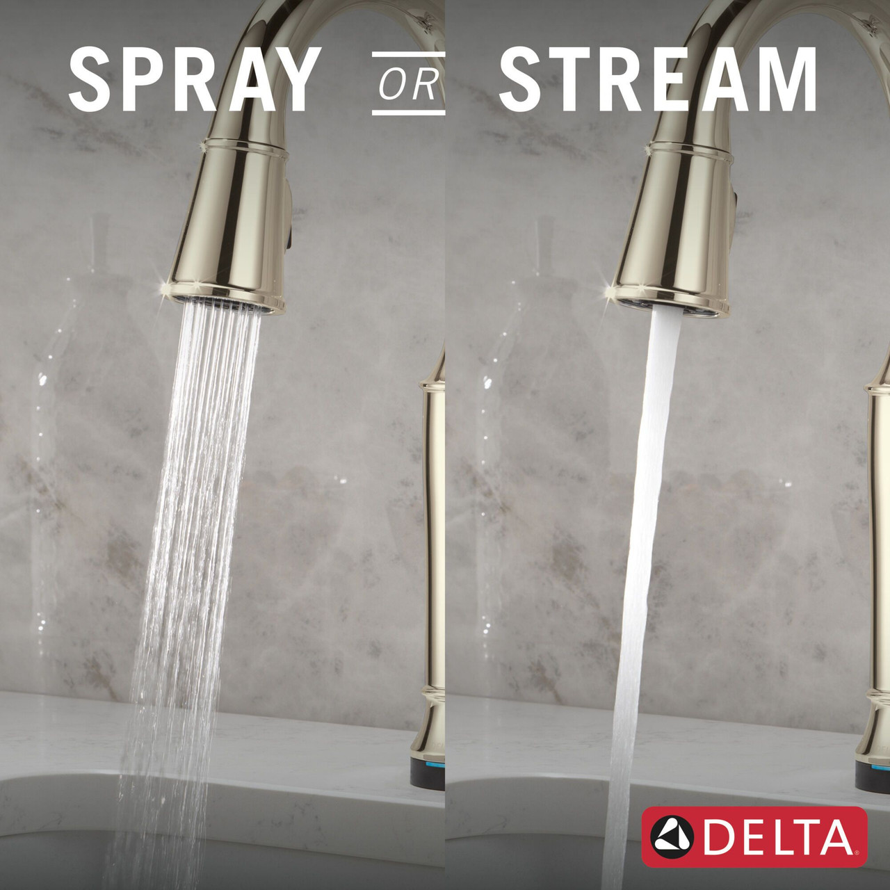 9984TL-PN-PR-DST Renaldi 8.81-in x 2.81-in x 15.00-in Touch2O Bar and Prep Faucet with Touchless Technology, Lumicoat Polished Nickel