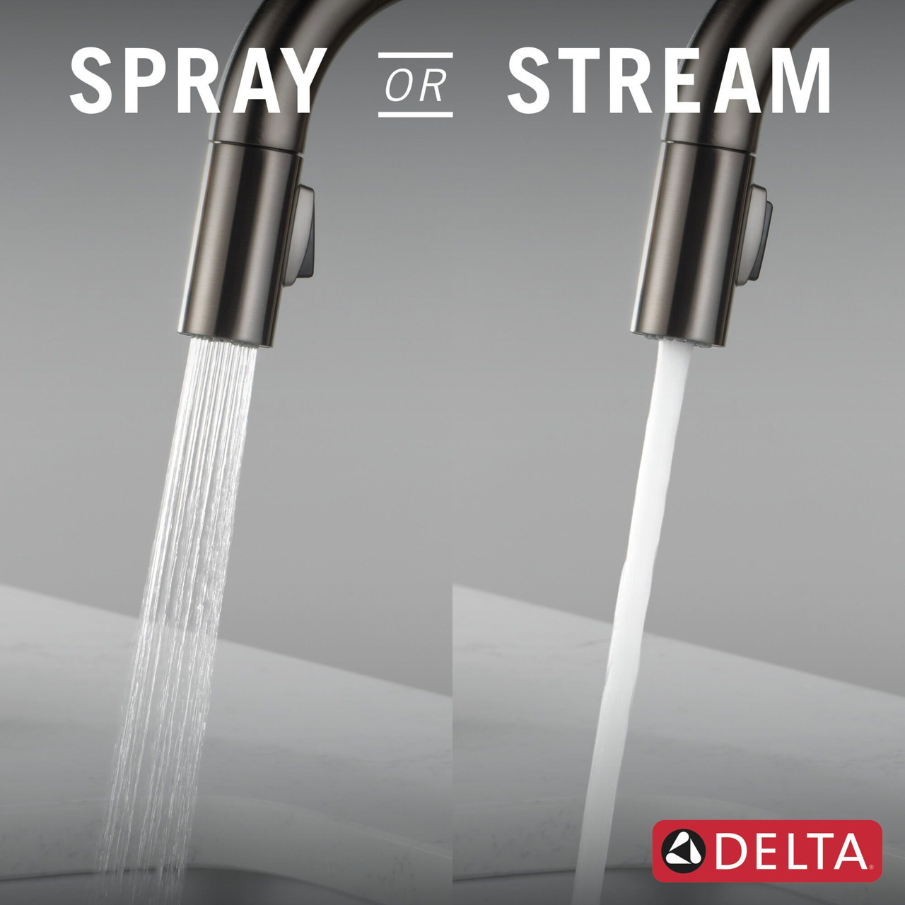 9959TL-KS-DST Trinsic 8.38-in x 4.19-in x 13.50-in Touch2O Bar and Prep Faucet with Touchless Technology, Black Stainless