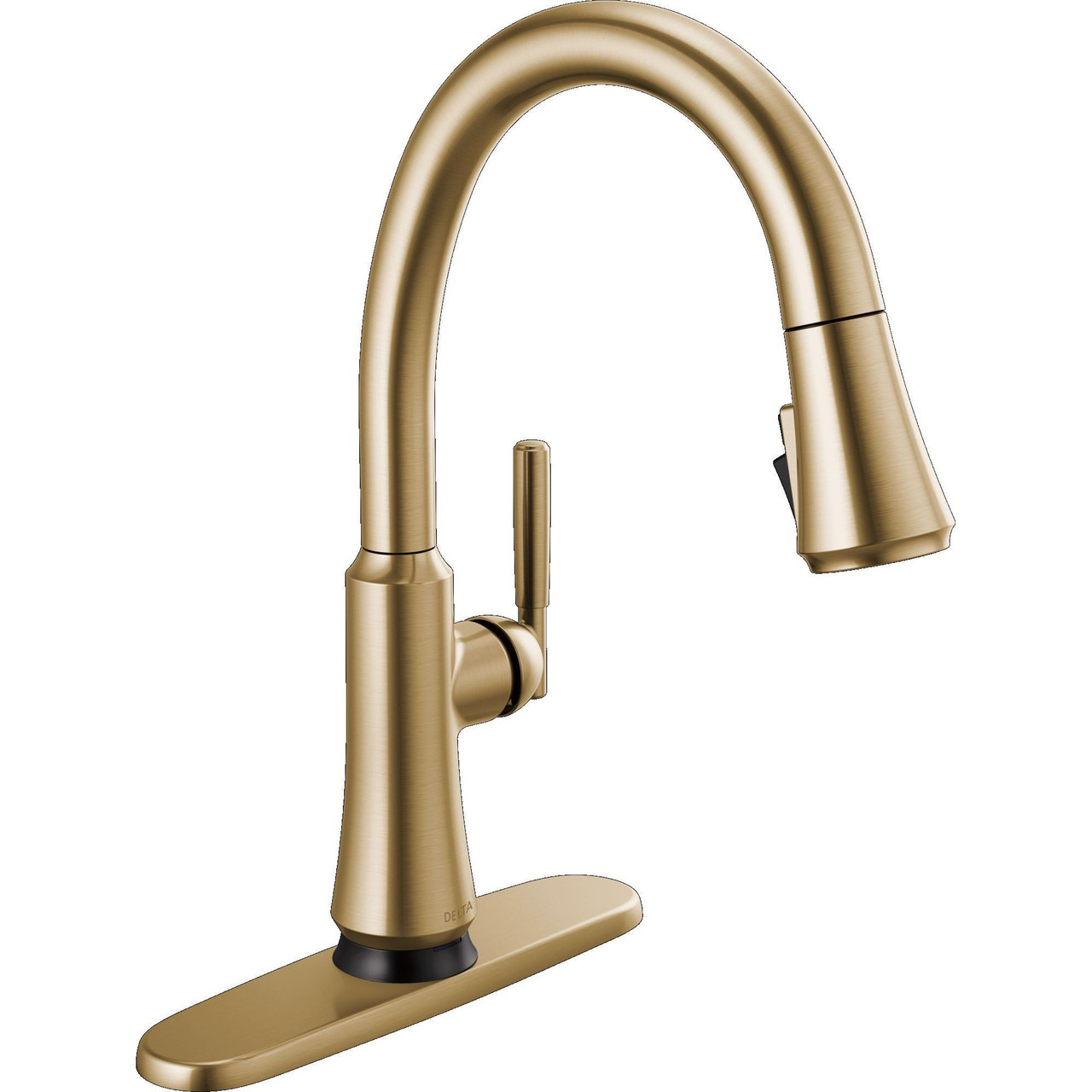 9179TL-CZ-DST Coranto 11.56-in x 10.75-in x 15.63-in Touch2O Kitchen Faucet with Touchless Technology, Champagne Bronze
