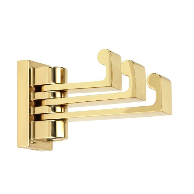 Alno Luna A6885-PB Robe Hook Transitional in Polished Brass