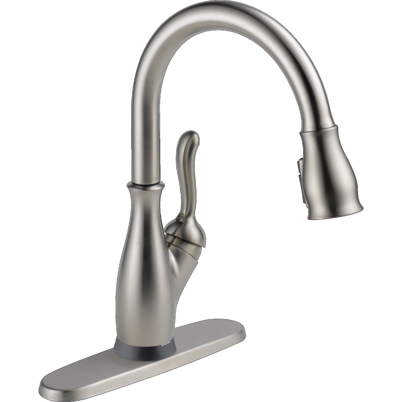 9178TLV-SP-DST Leland 11.63-in x 10.75-in x 15.38-in VoiceIQ Kitchen Faucet with Touch2O with Touchless Technology, Spotshield Stainless