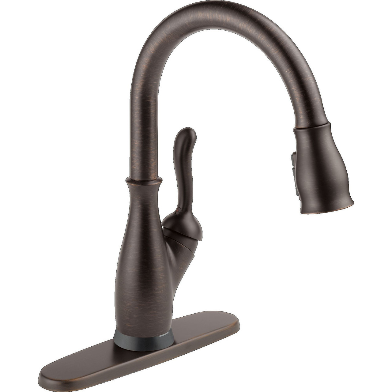 9178TLV-RB-DST Leland 11.63-in x 10.75-in x 15.38-in VoiceIQ Kitchen Faucet with Touch2O with Touchless Technology, Venetian Bronze