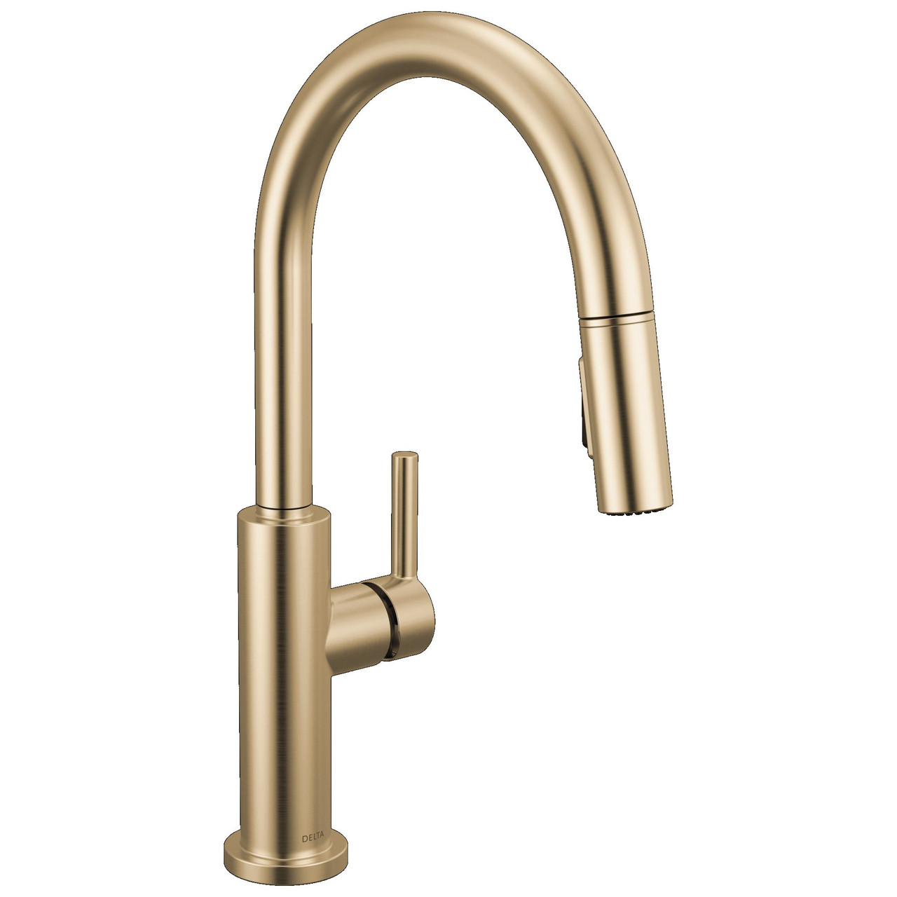Delta 19867LF-CZ Nicoli 11.06-in x 10.75-in x 17.06-in Single-Handle Pull-Down Kitchen Faucet, Champagne Bronze