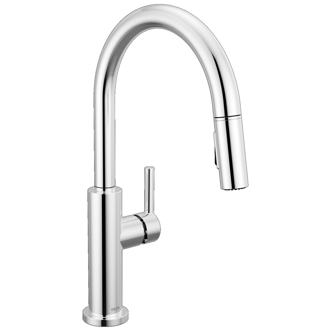 Delta 19867LF Nicoli 11.06-in x 10.75-in x 17.06-in Single-Handle Pull-Down Kitchen Faucet, Chrome