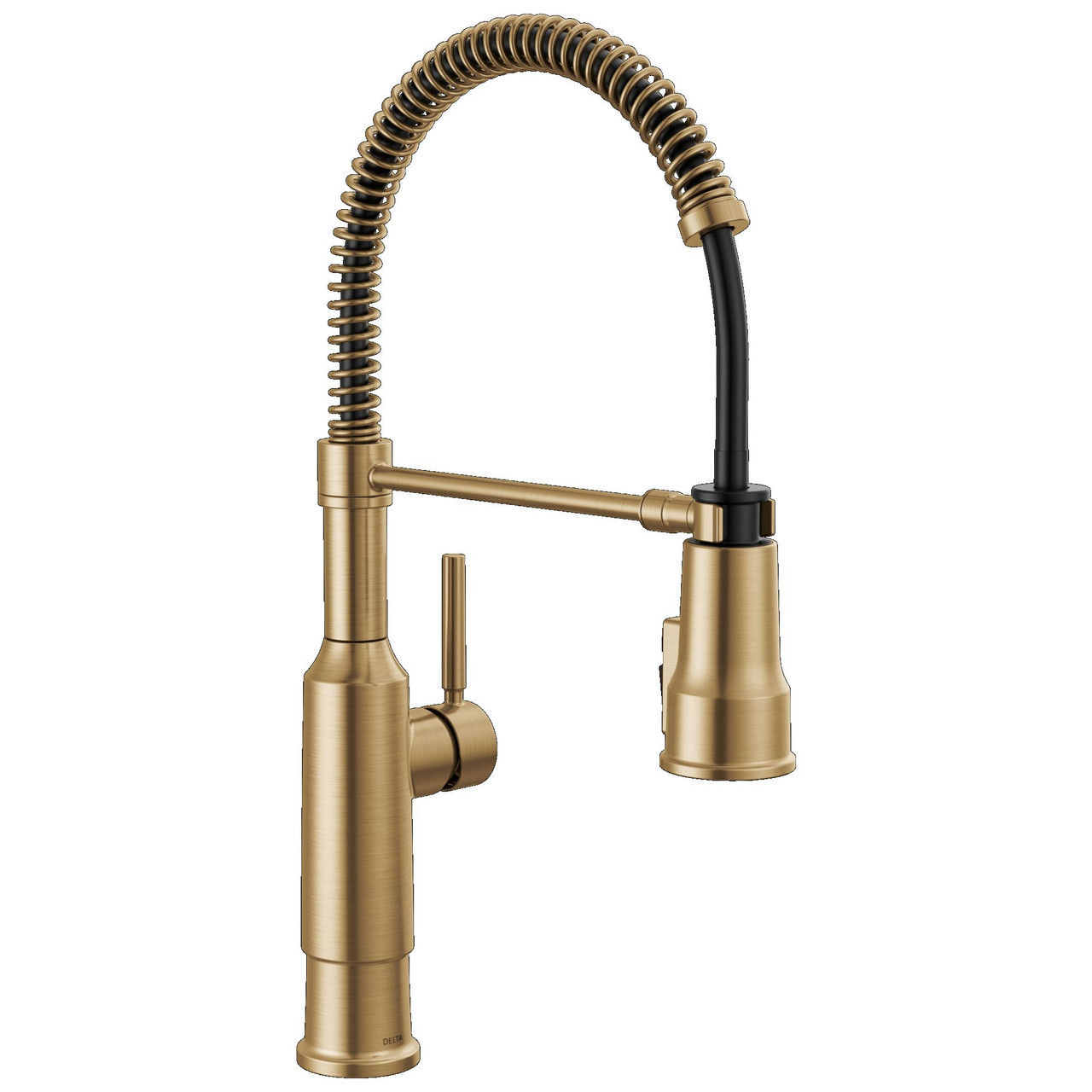 Delta 18804Z-CZ-DST Theodora 11.94-in x 10.75-in x 20.25-in Single-Handle Pull-Down Spring Kitchen Faucet, Champagne Bronze