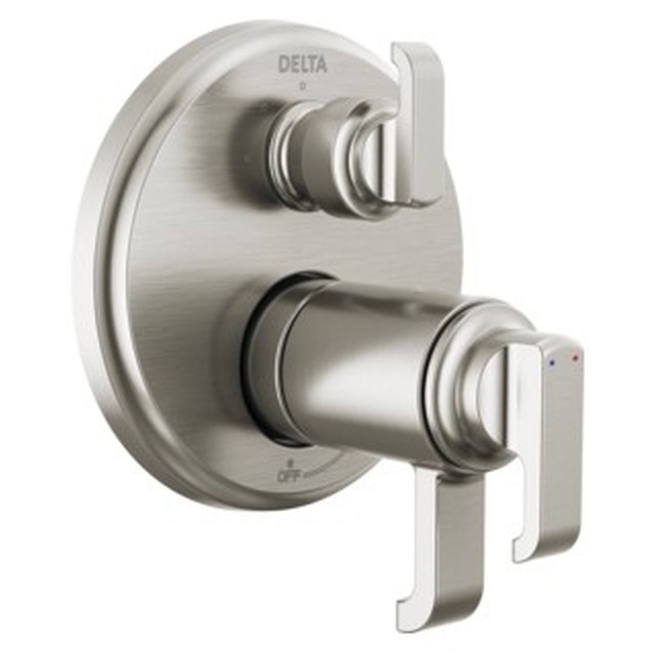 T27T889-SS-PR Tetra TempAssure 17T Series Integrated Diverter Trim with 3-Setting, Lumicoat Stainless