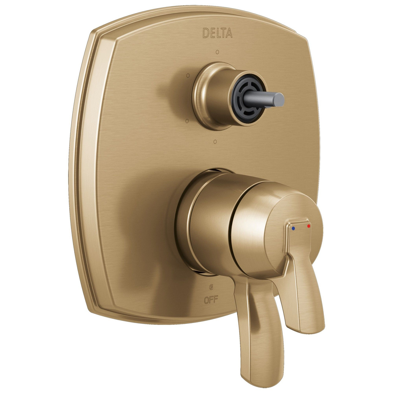 T27976-CZLHP Stryke 17 Series Integrated Diverter Trim with Six Function Diverter Less Diverter Handle, Champagne Bronze
