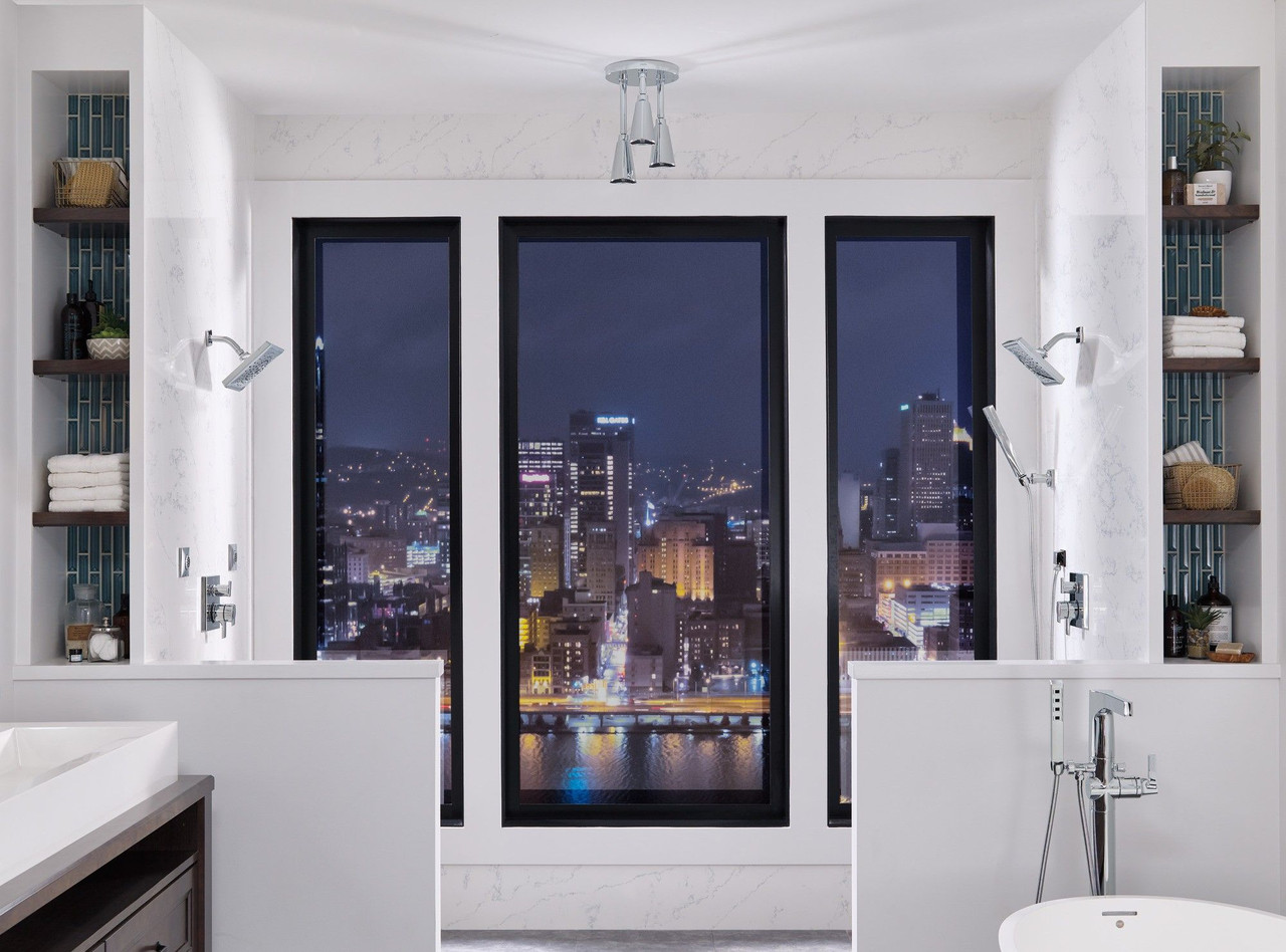 T27967 Ara Angular Modern Monitor 17 Series Valve Trim with 6-Setting Integrated Diverter, Chrome