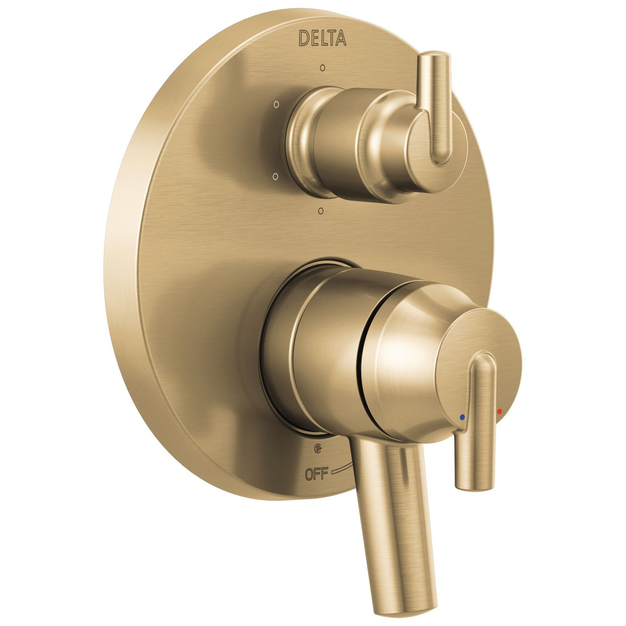 T27959-CZ Trinsic Contemporary Monitor 17 Series Valve Trim with 6-Setting Integrated Diverter, Champagne Bronze