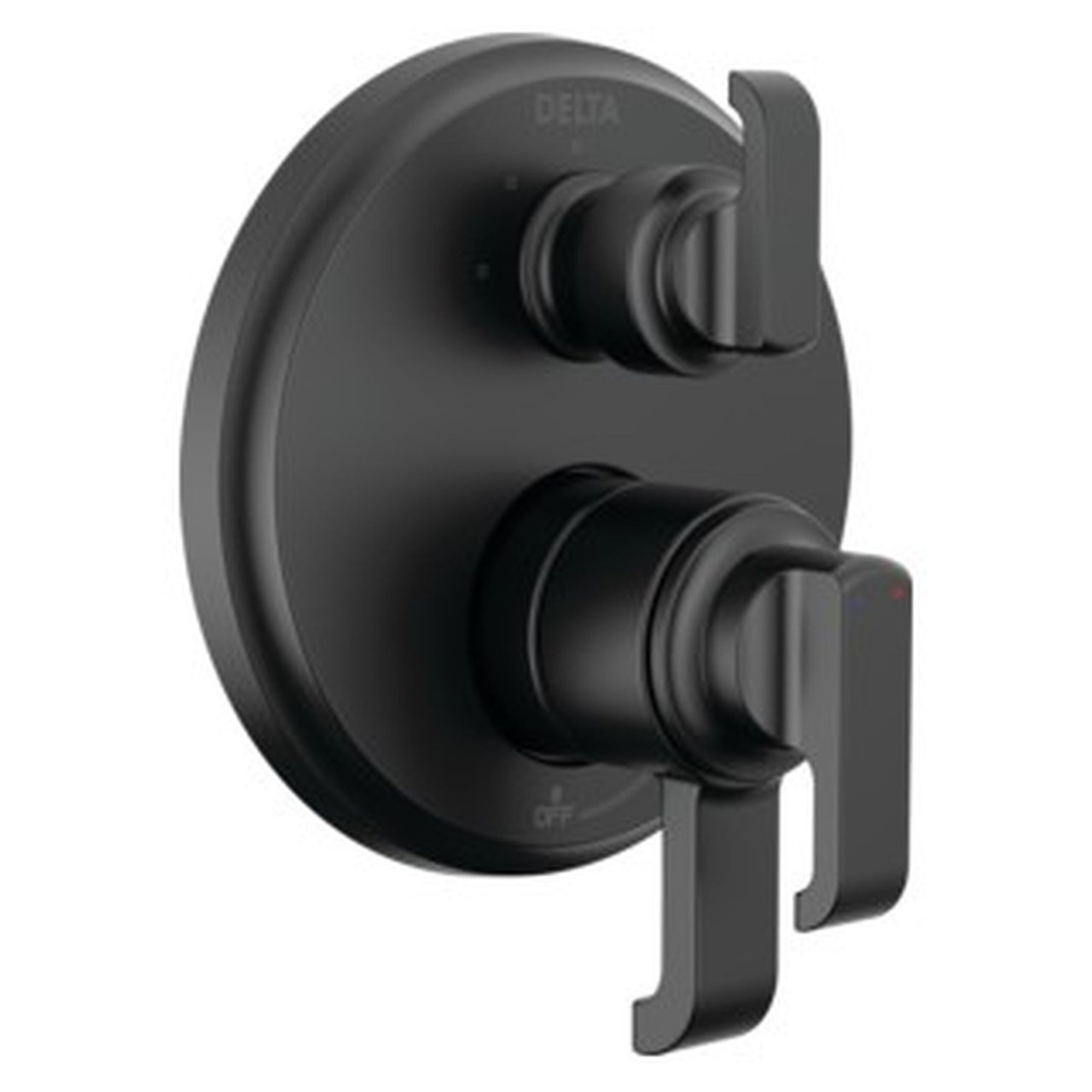 T27889-BL Tetra 17 Series Integrated Diverter Trim with 3-Setting, Matte Black