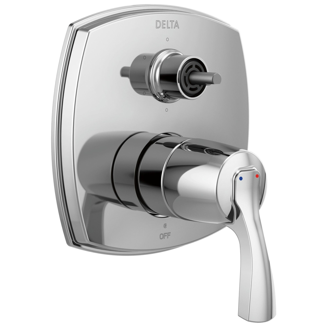 T24976-LHP Stryke 14 Series Integrated Diverter Trim with Six Function Diverter Less Diverter Handle, Chrome
