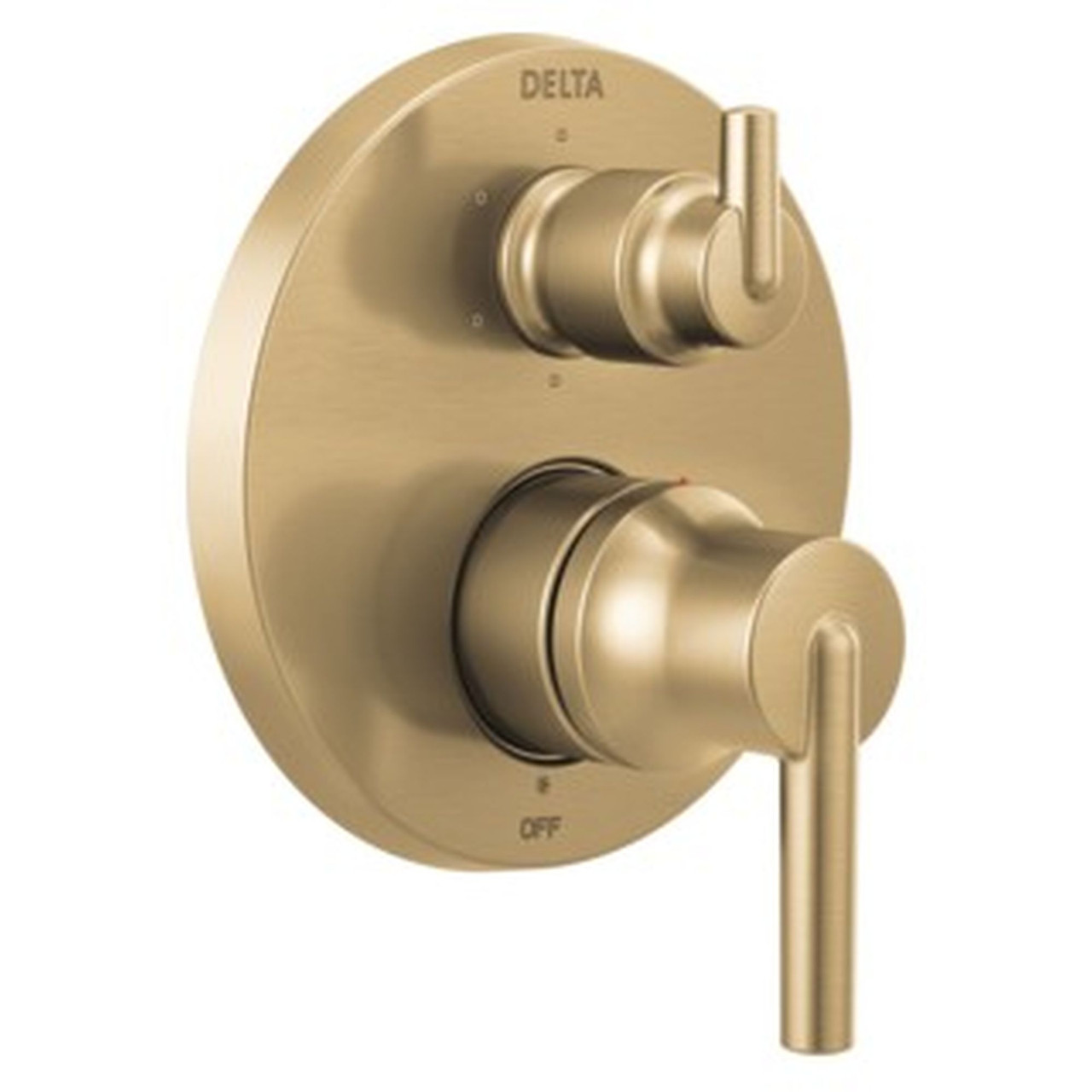 T24959-CZ Trinsic Contemporary Monitor 14 Series Valve Trim with 6-Setting Integrated Diverter, Champagne Bronze