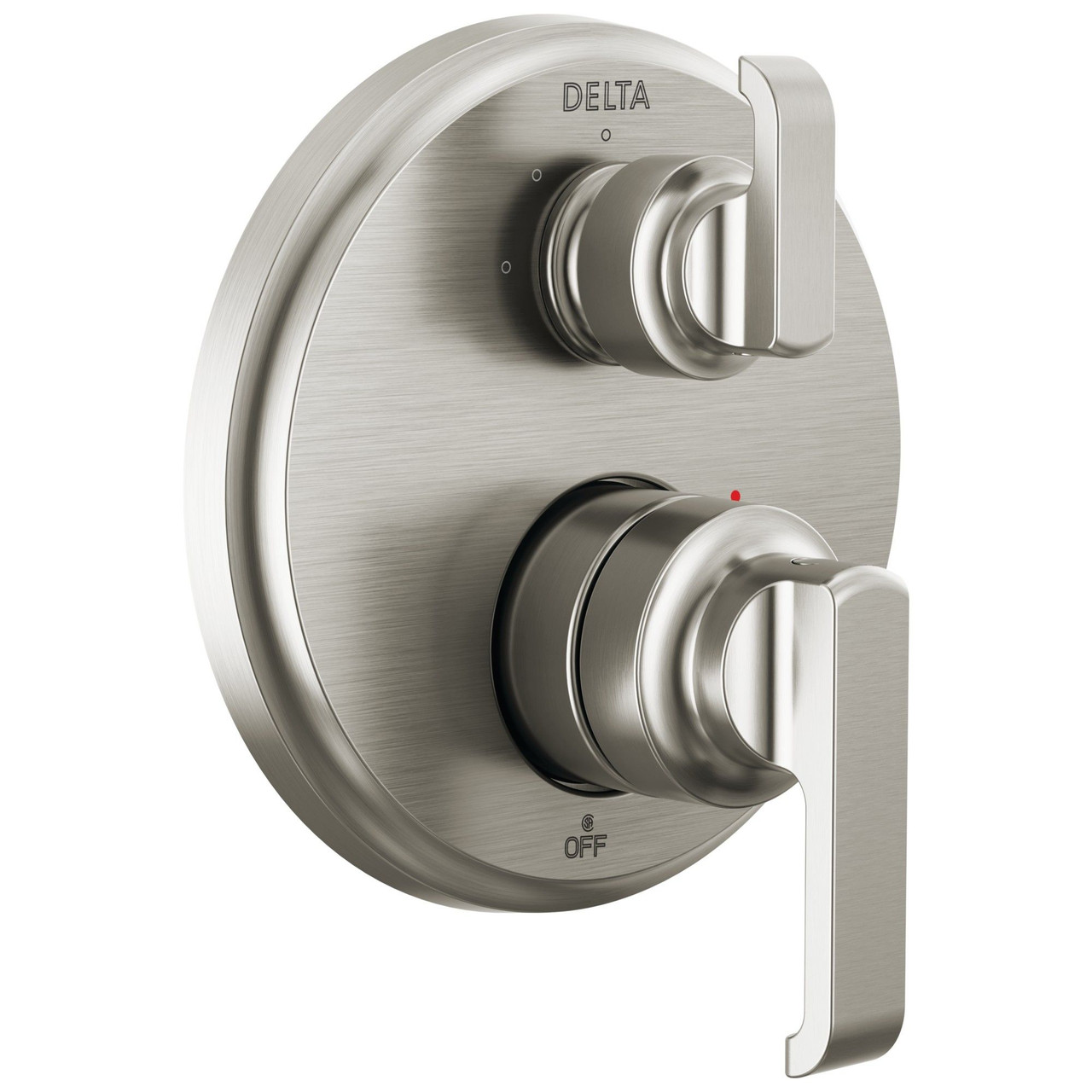 T24889-SS-PR Tetra 14 Series Integrated Diverter Trim with 3-Setting, Lumicoat Stainless