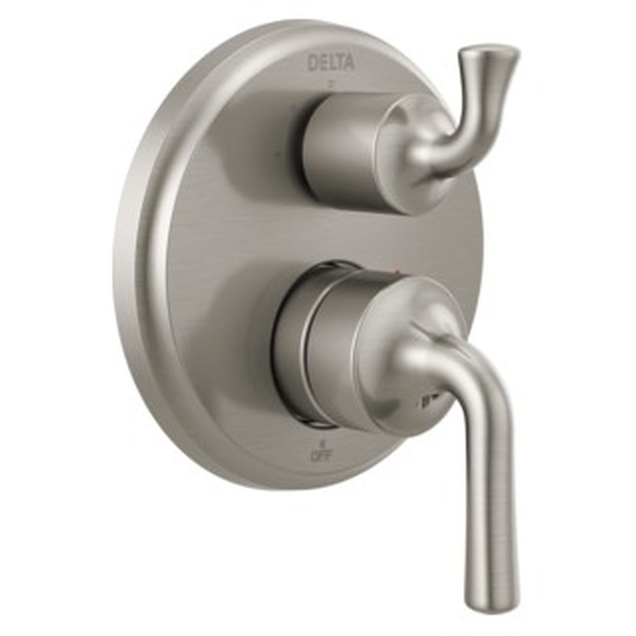 T24833-SS Kayra Two-Handle Monitor 14 Series Valve Trim with 3-Setting Integrated Diverter, Stainless