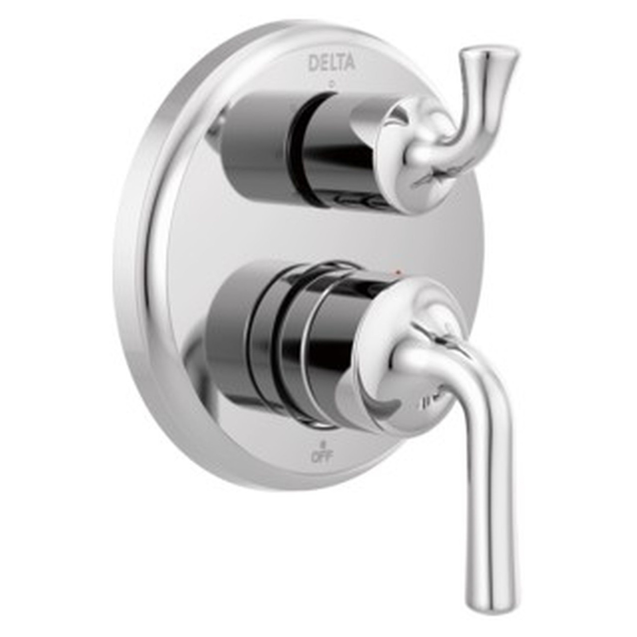 T24833 Kayra Two-Handle Monitor 14 Series Valve Trim with 3-Setting Integrated Diverter, Chrome