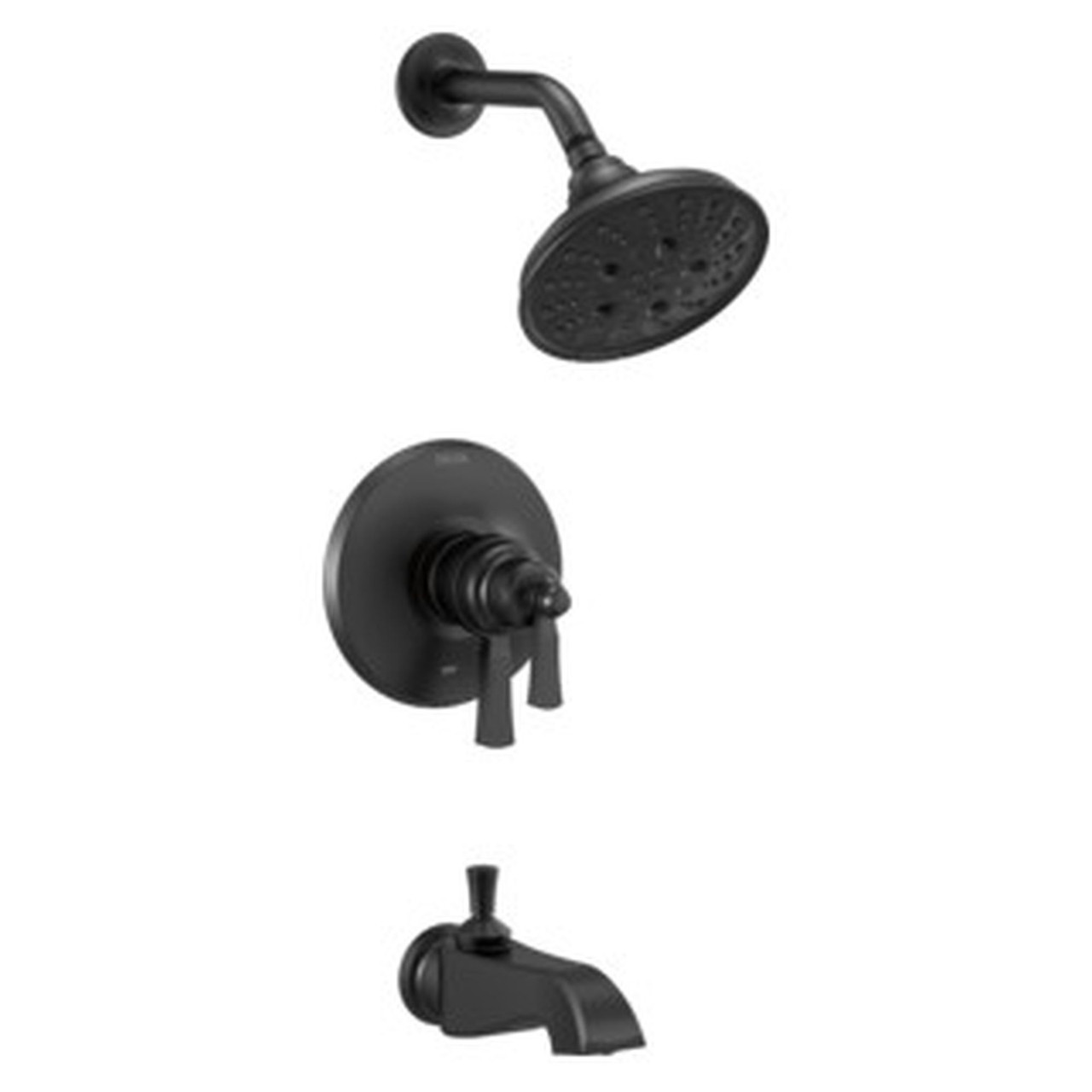 T17T456-BL Dorval TempAssure 17T Series Tub & Shower Trim, Matte Black