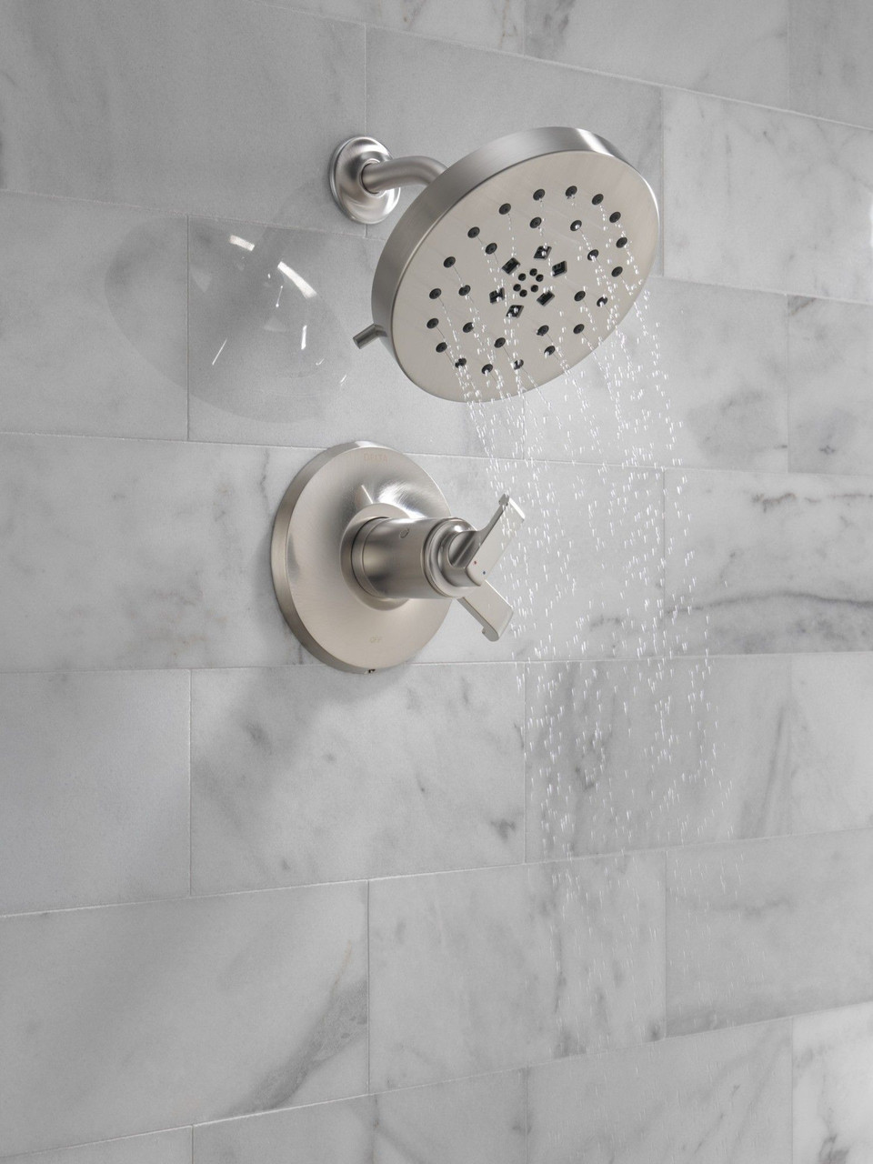 T17T289-SS-PR Tetra 17T Series Shower Trim, Lumicoat Stainless