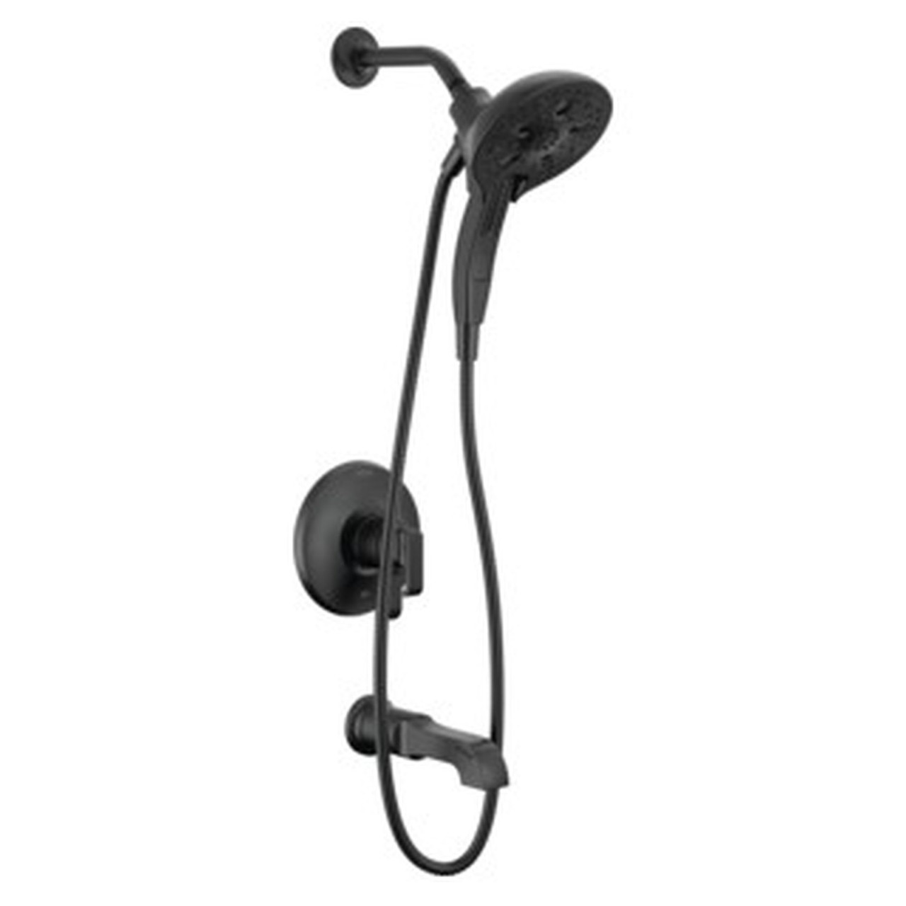 T17489-BL Tetra 17 Series Tub Shower Trim, Matte Black