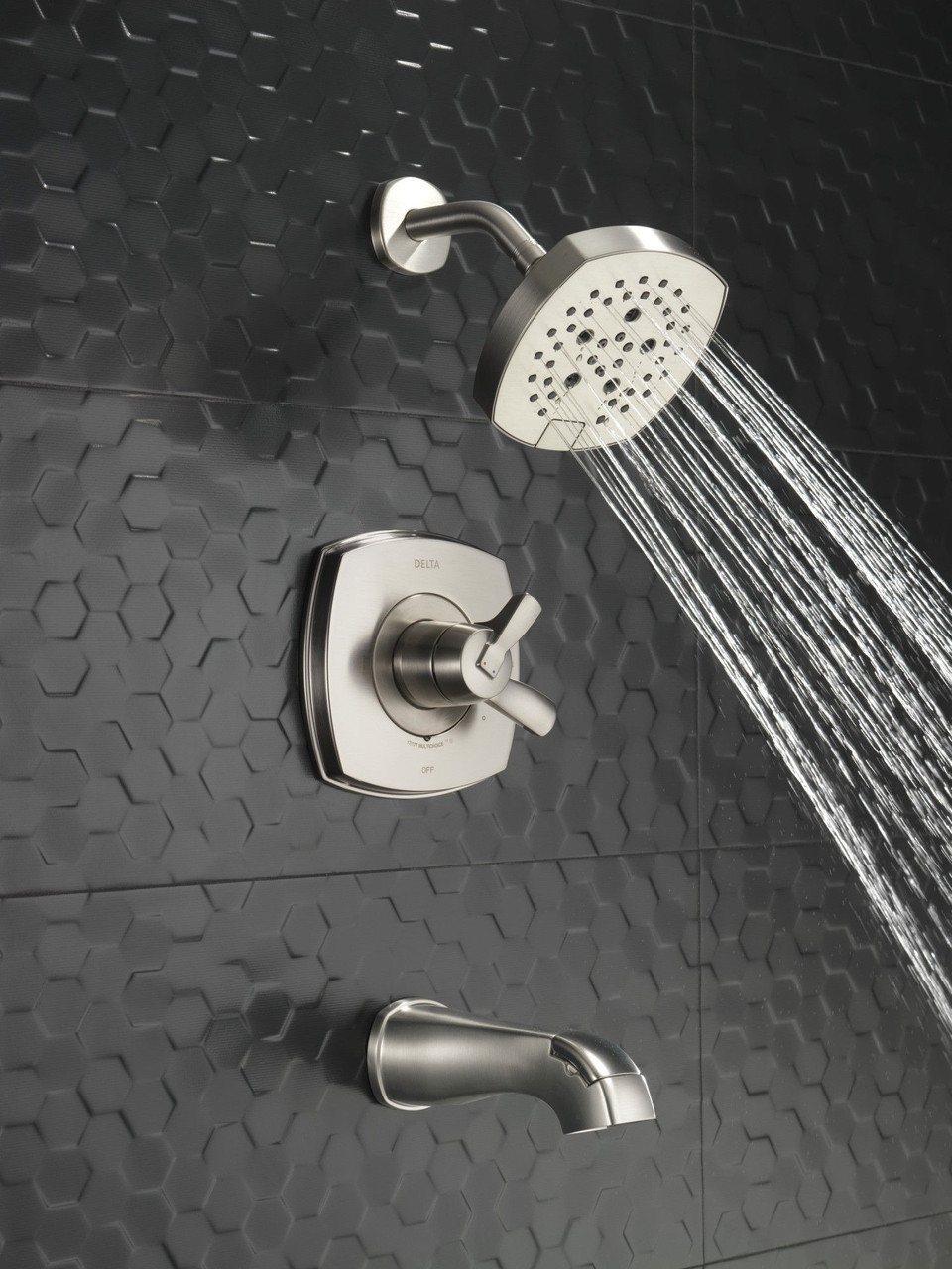 T17476-SS Stryke 17 Series Tub and Shower Only, Stainless
