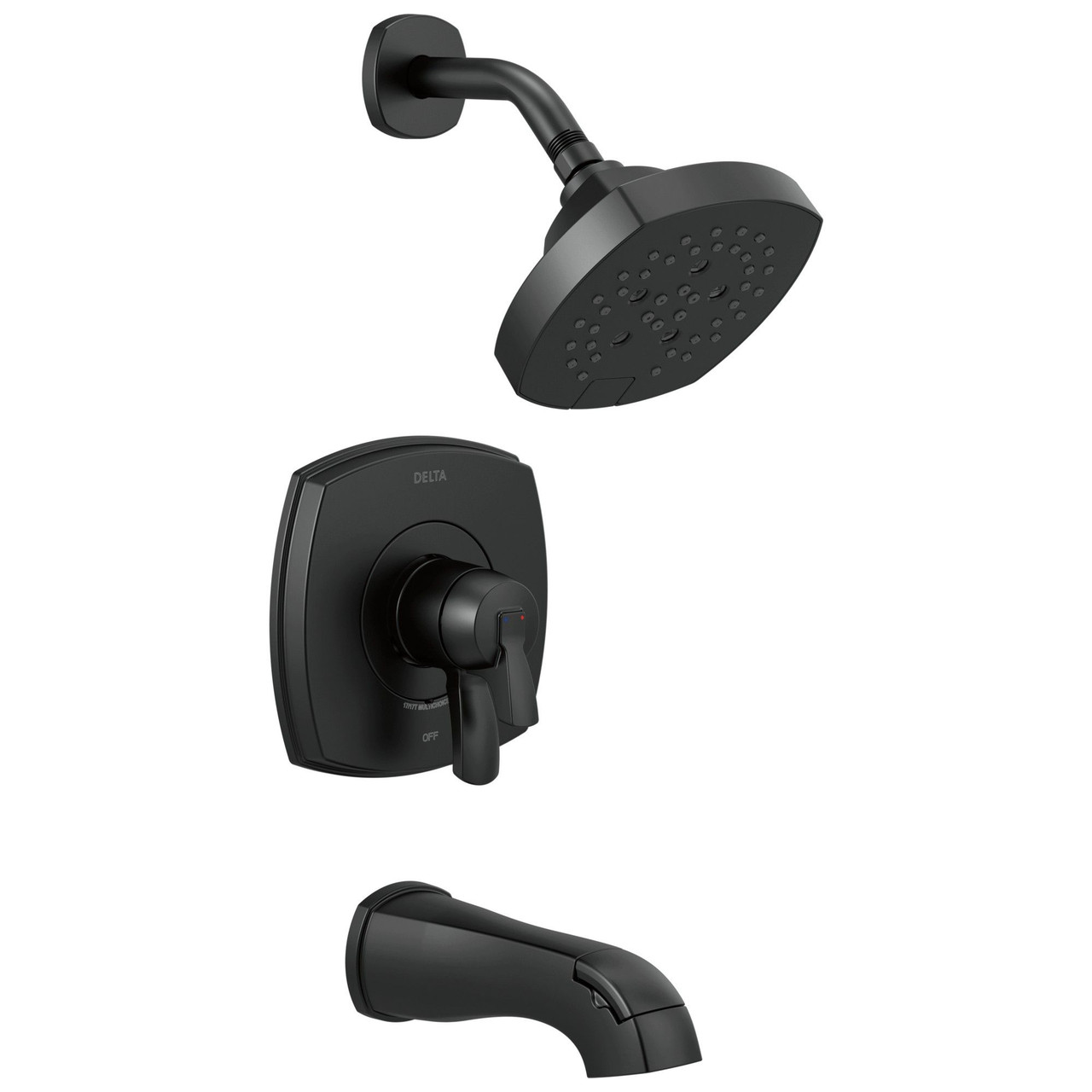 T17476-BL Stryke 17 Series Tub and Shower Only, Matte Black