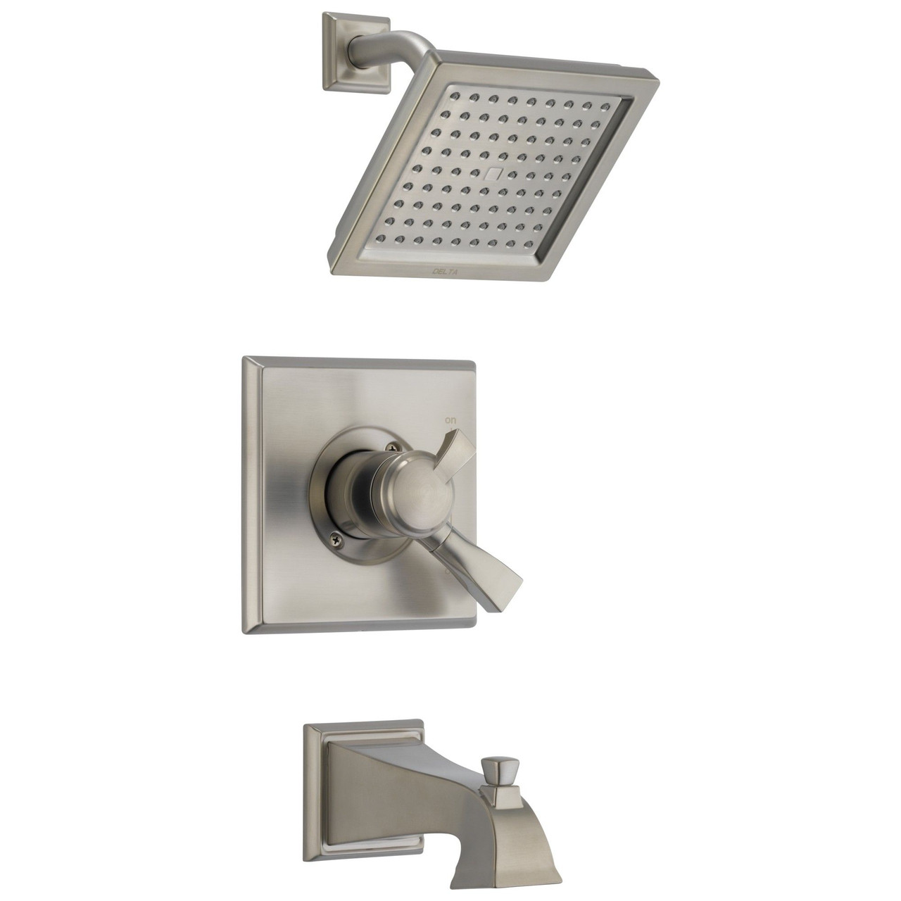 T17451-SS-WE Dryden Monitor 17 Series Tub & Shower Trim, Stainless