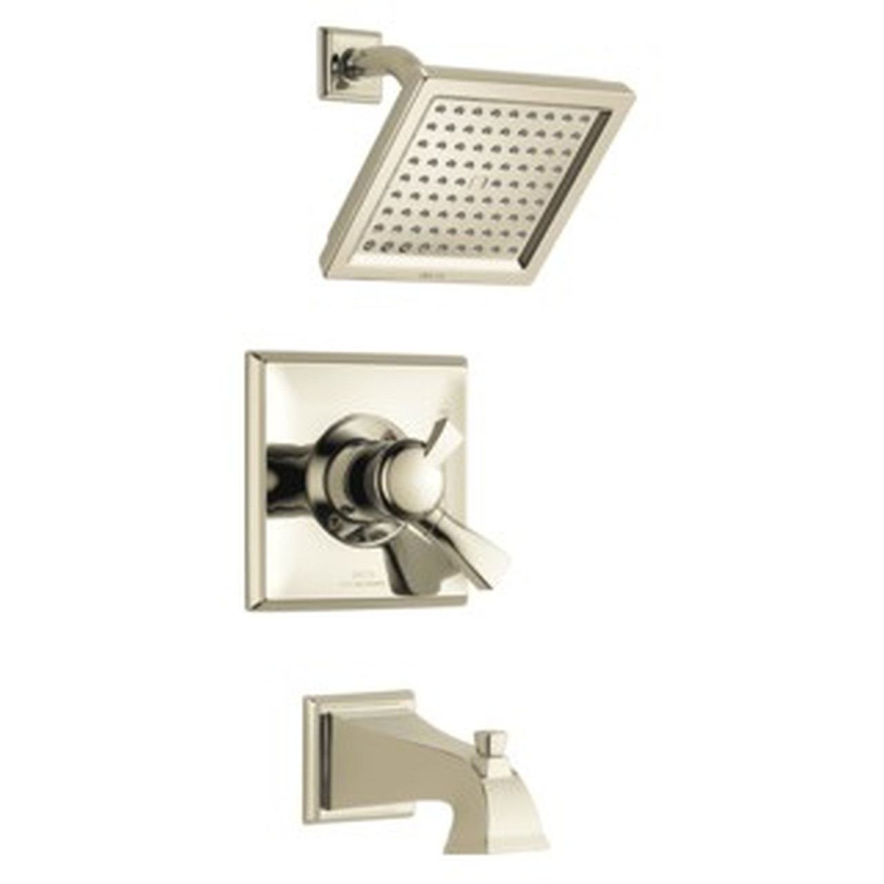 T17451-PN-WE Dryden Monitor 17 Series Tub & Shower Trim, Polished Nickel