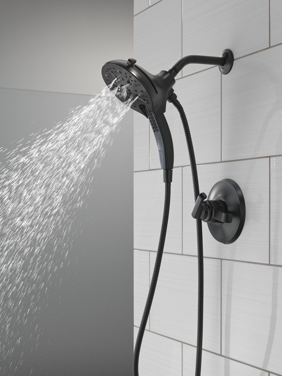 T17289-BL Tetra 17 Series Shower Trim, Matte Black