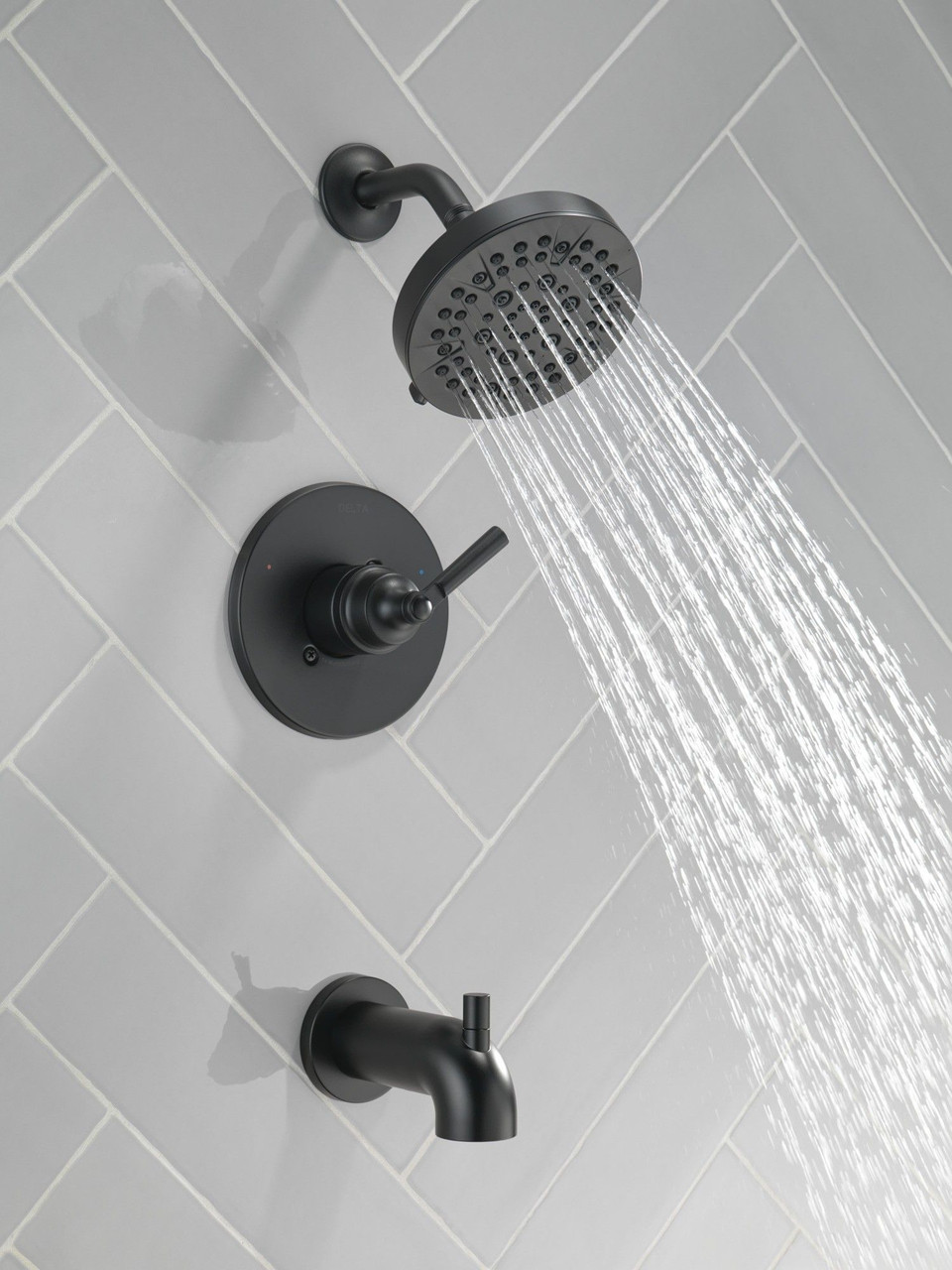 T14435-BL SAYLOR Monitor 14 Series Tub & Shower Trim, Matte Black