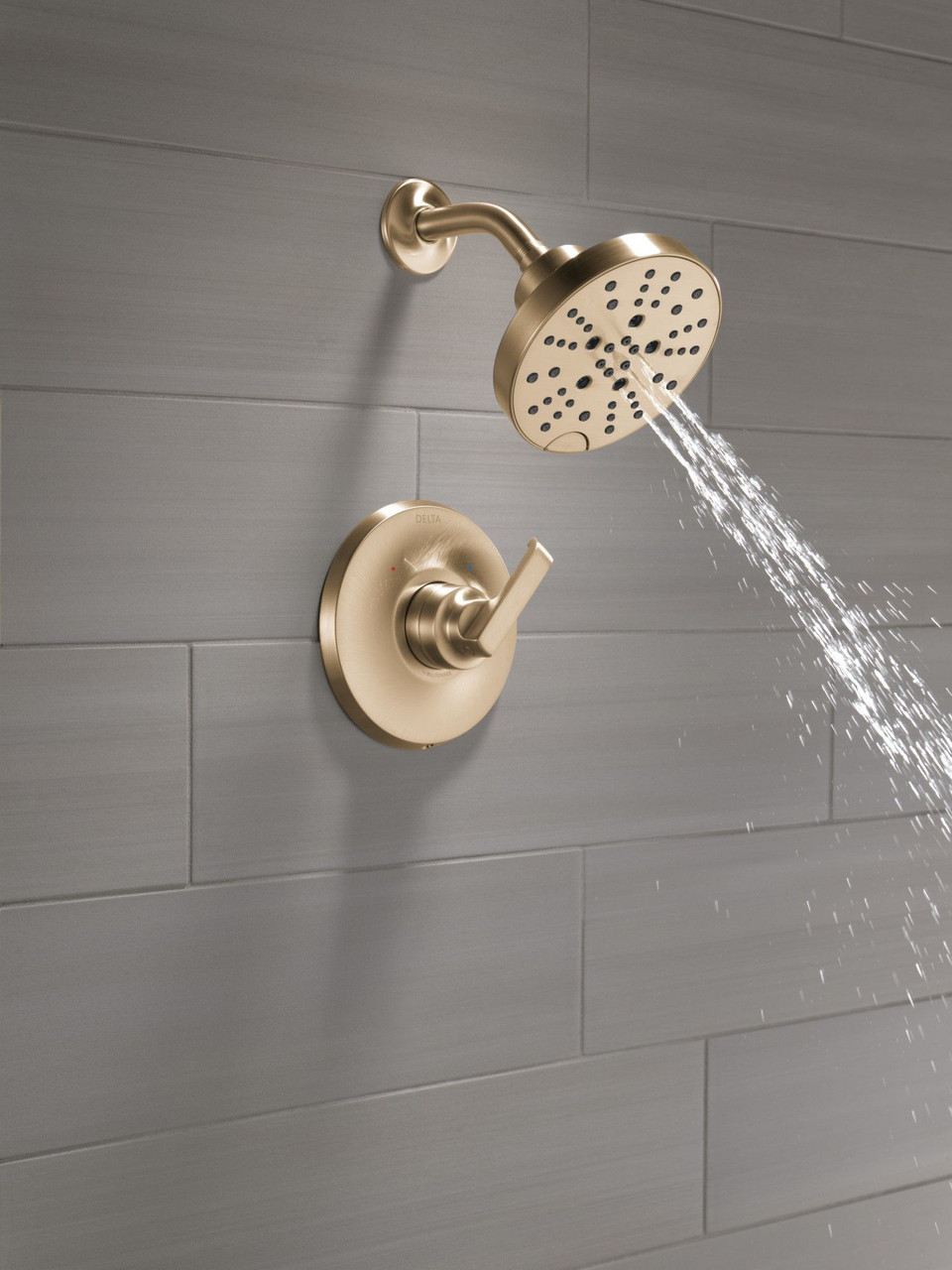 T14289-CZ-PR Tetra 14 Series Shower Trim, Lumicoat Champagne Bronze