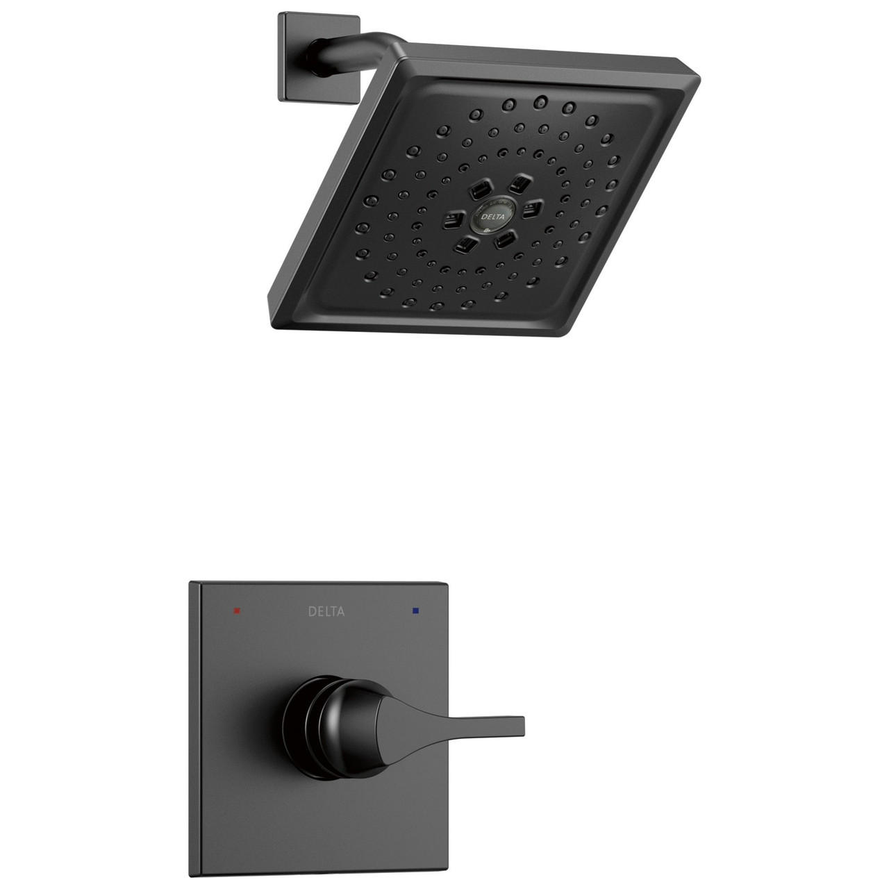 T14274-BL Zura Monitor 14 Series H2Okinetic Shower Trim, Matte Black